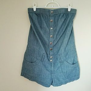 EXPRESS Denim Romper